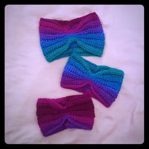 Handmade Crochet Head Wrap/Earwarmers